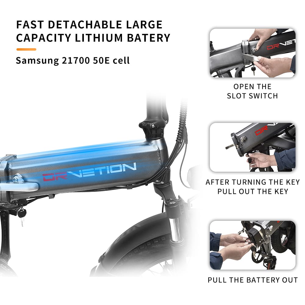 DrVeTion BT20 750W 45km/h Vélo Électrique Tout Terrain