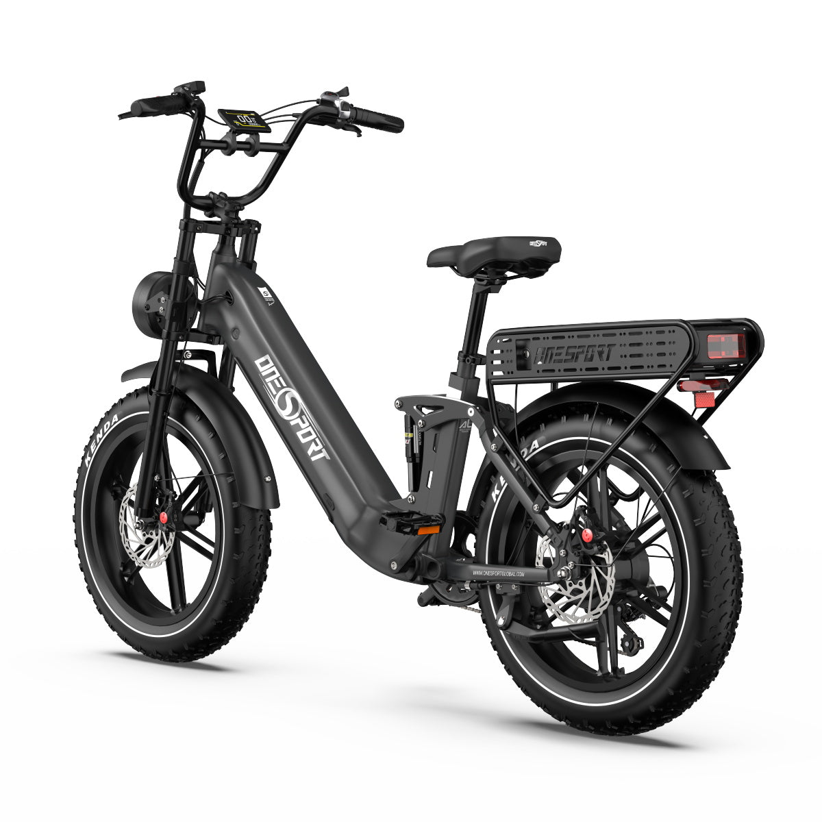 Onesport OT08 Pro Langstrecken-Elektrofahrrad mit Doppelakku
