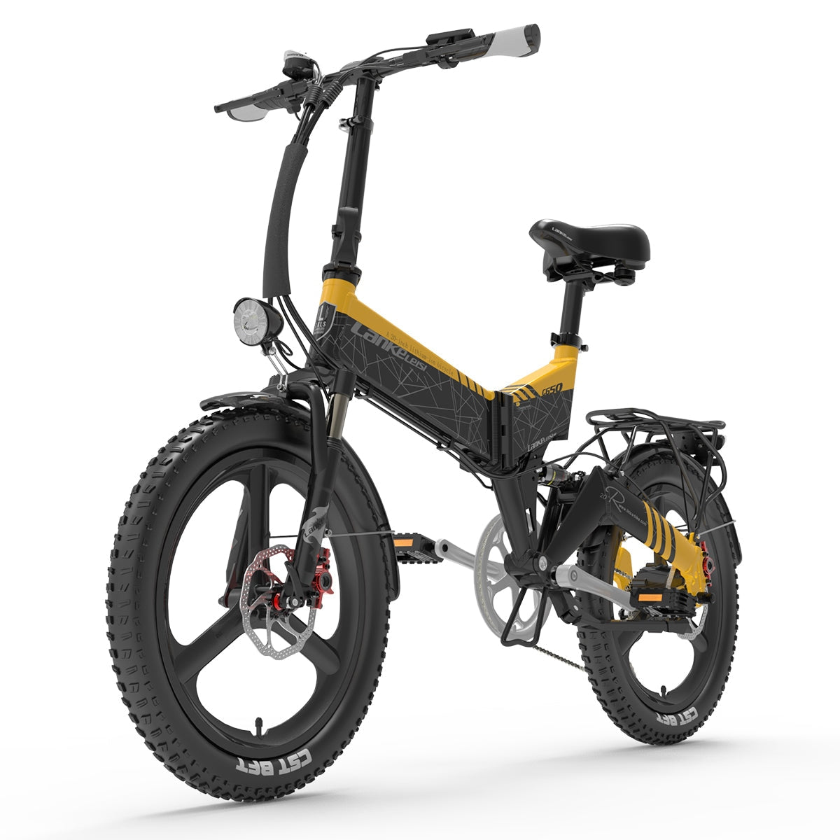 LANKELEISI MG800 Max 2000W Doppio Motore Mountain Ebike