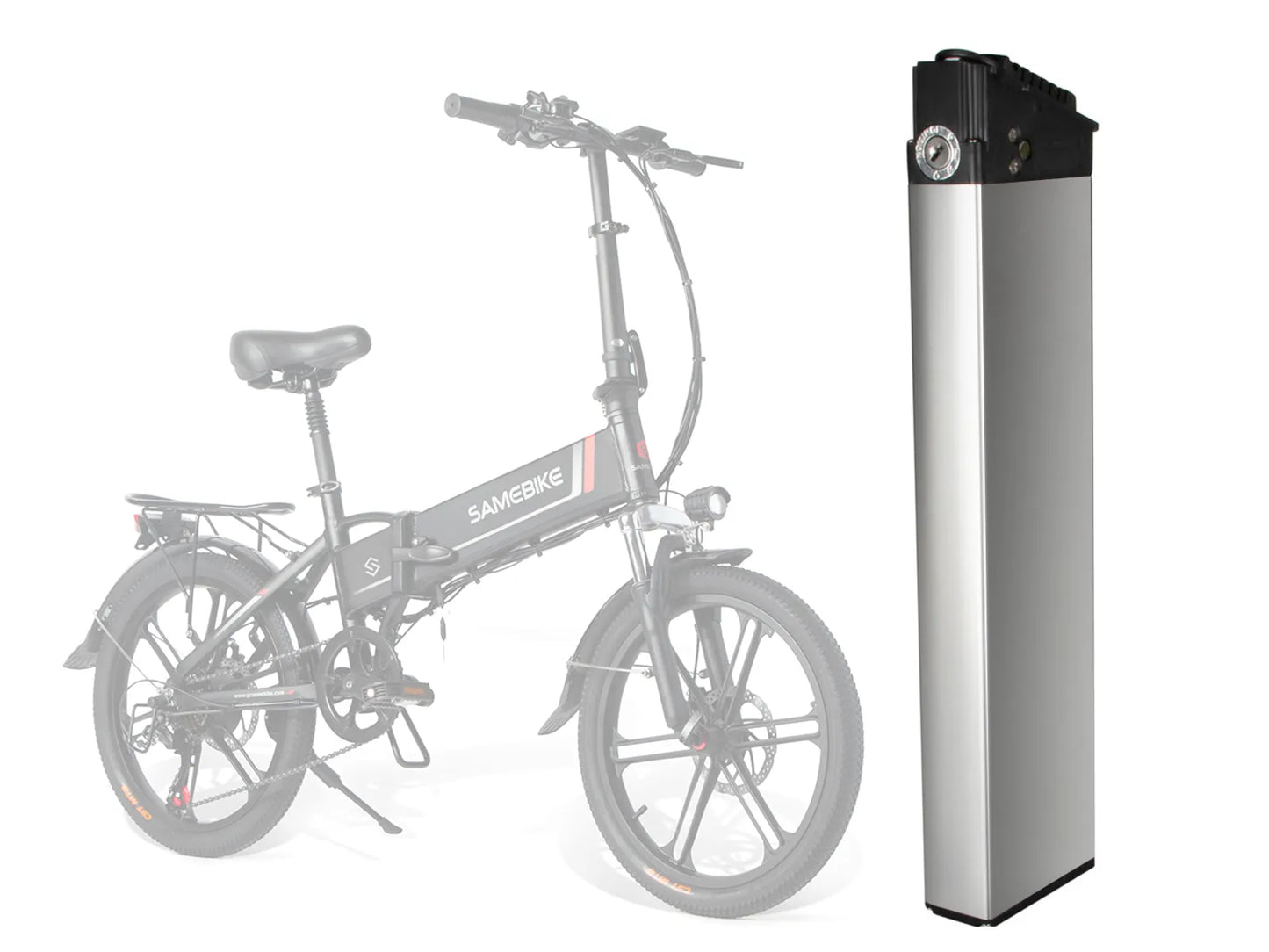 SAMEBIKE 20LVXD30-II elektrische fiets accu