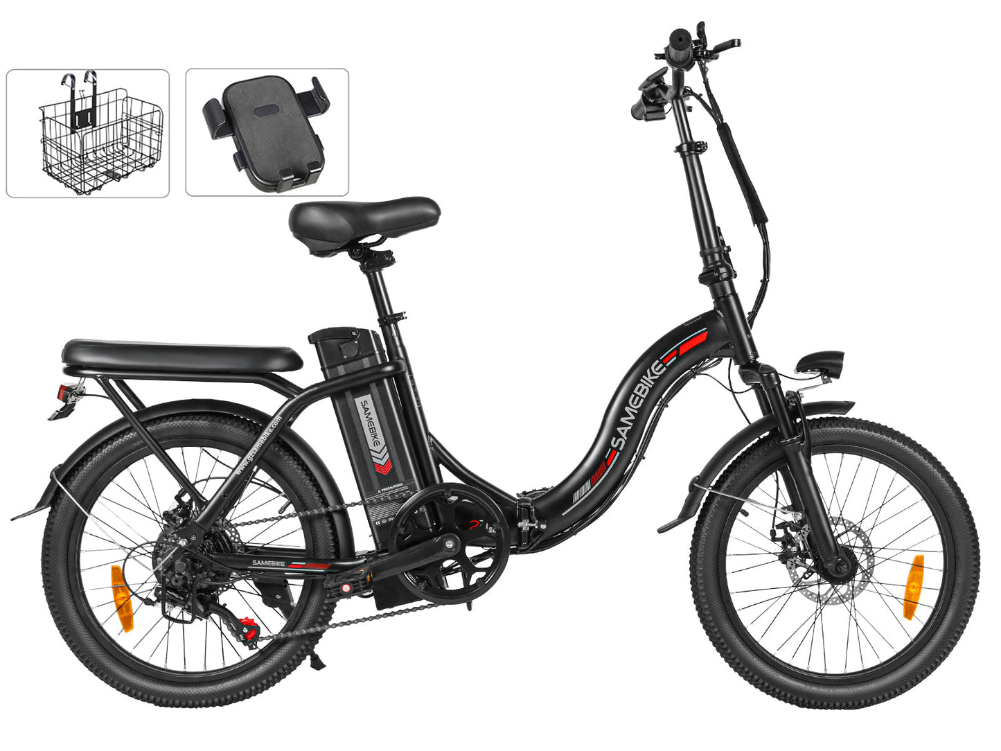 SAMEBIKE CY20 Tragbares Pendler-Elektro fahrrad