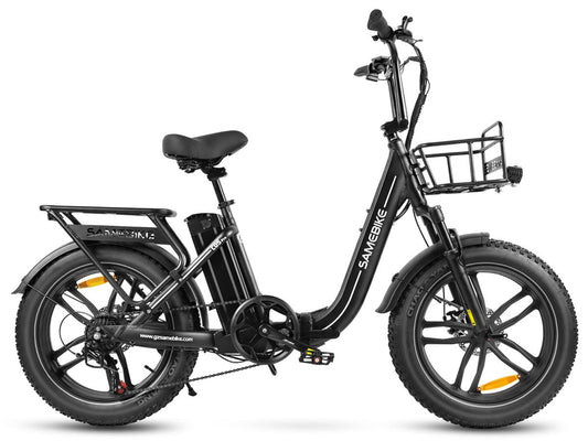 SAMEBIKE C05 Pro Step-through Foldable Fat Tire Ebike
