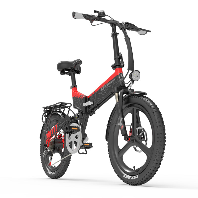 Bicicleta elétrica LANKELEISI G650 500W