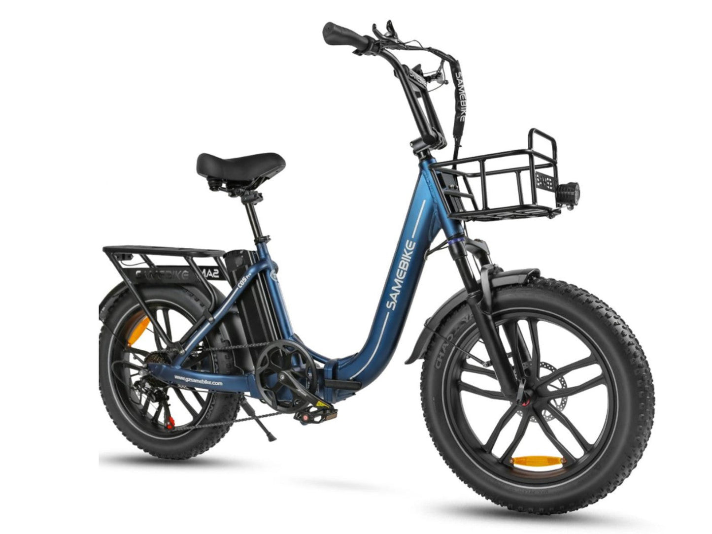 SAMEBIKE C05 Pro Step-through Foldable Fat Tire Ebike
