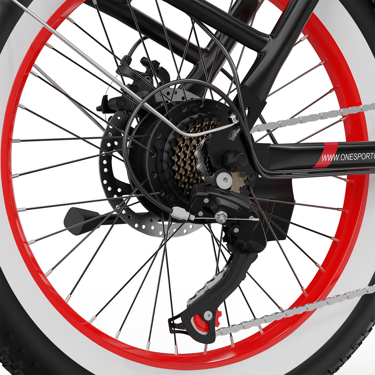 OneSport OT16-2 Urban Tragbares, zusammenklappbares Elektrofahrrad