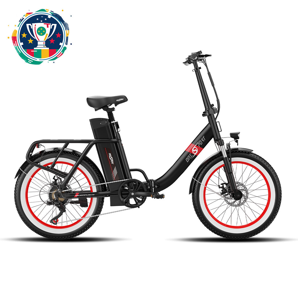 OneSport OT16-2 Urban Tragbares, zusammenklappbares Elektrofahrrad