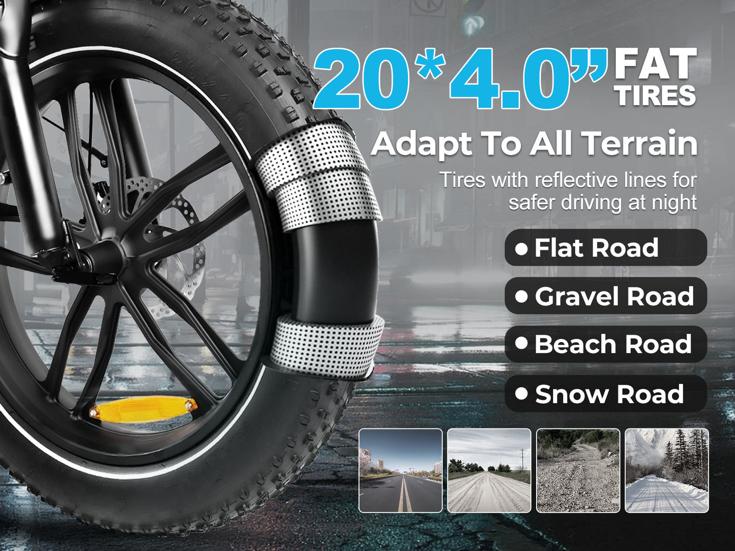 SAMEBIKE C05 Pro Step-through Foldable Fat Tire Ebike