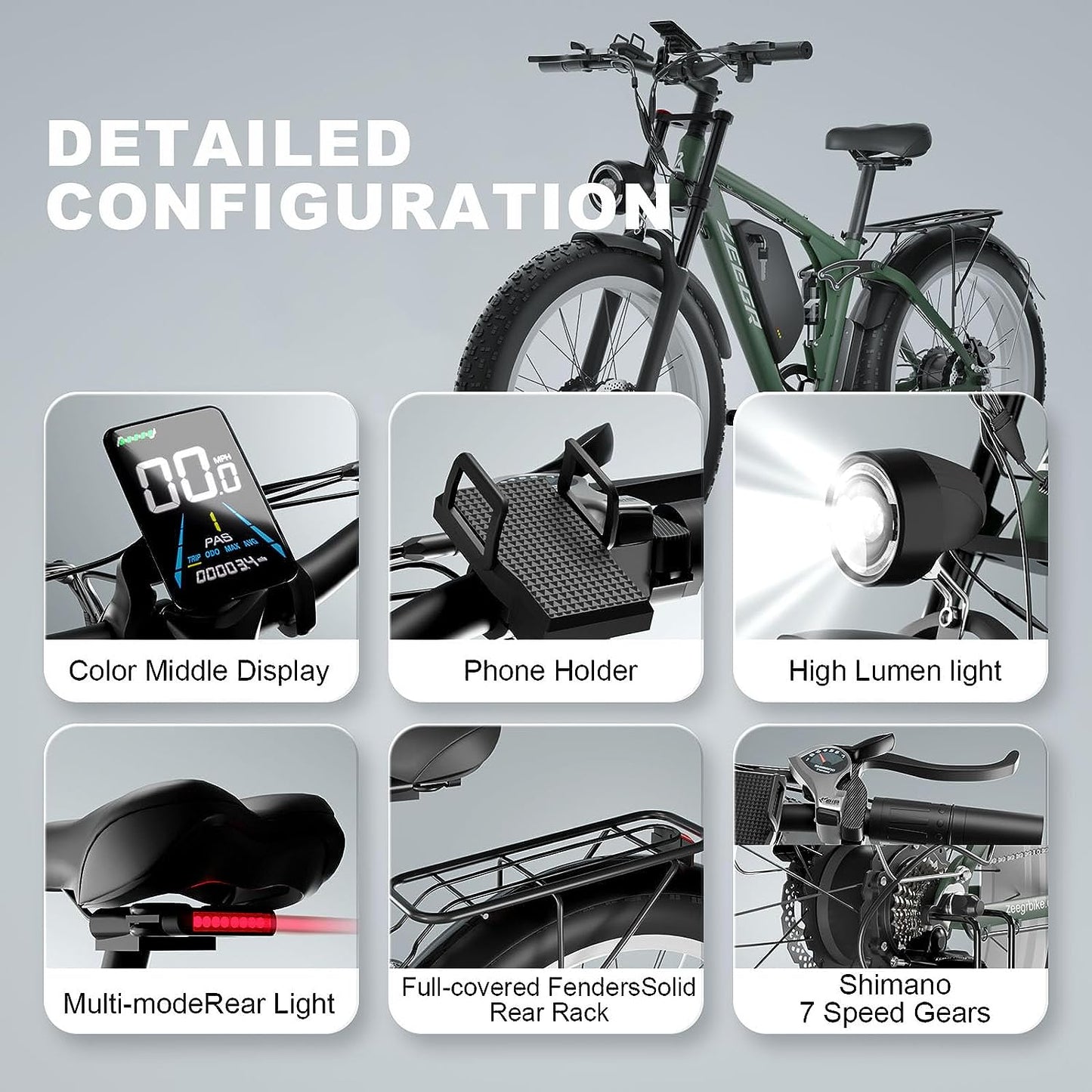 BOOMBIKE Zeegr S1 2000W Electric Bicycle