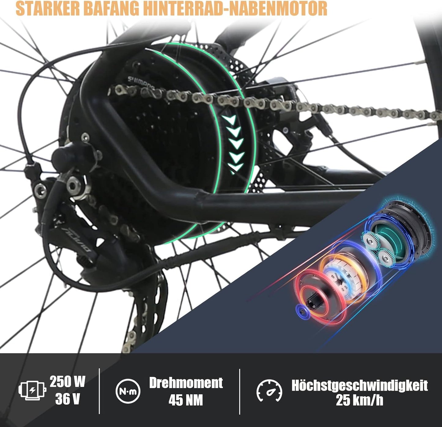 ProTour M920 250W elektrische fiets