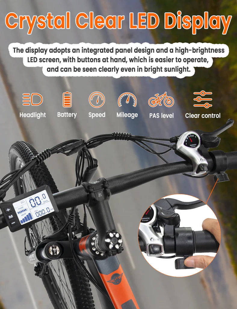 GUNAI GN29 750W All-Terrain Electric Mountain Bike