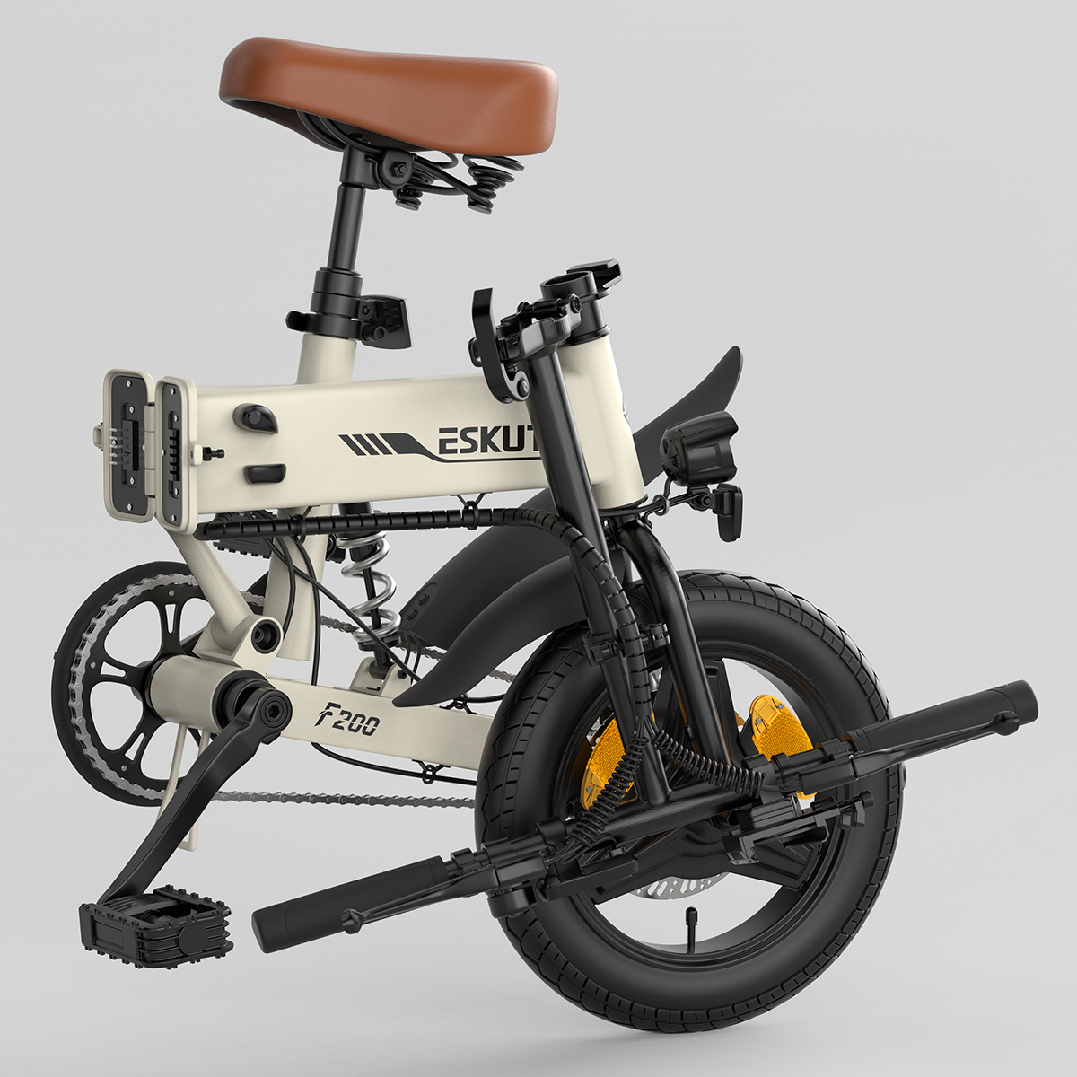 ESKUTE F200 Mini Vélo Électrique Pliable de Haute Qualité