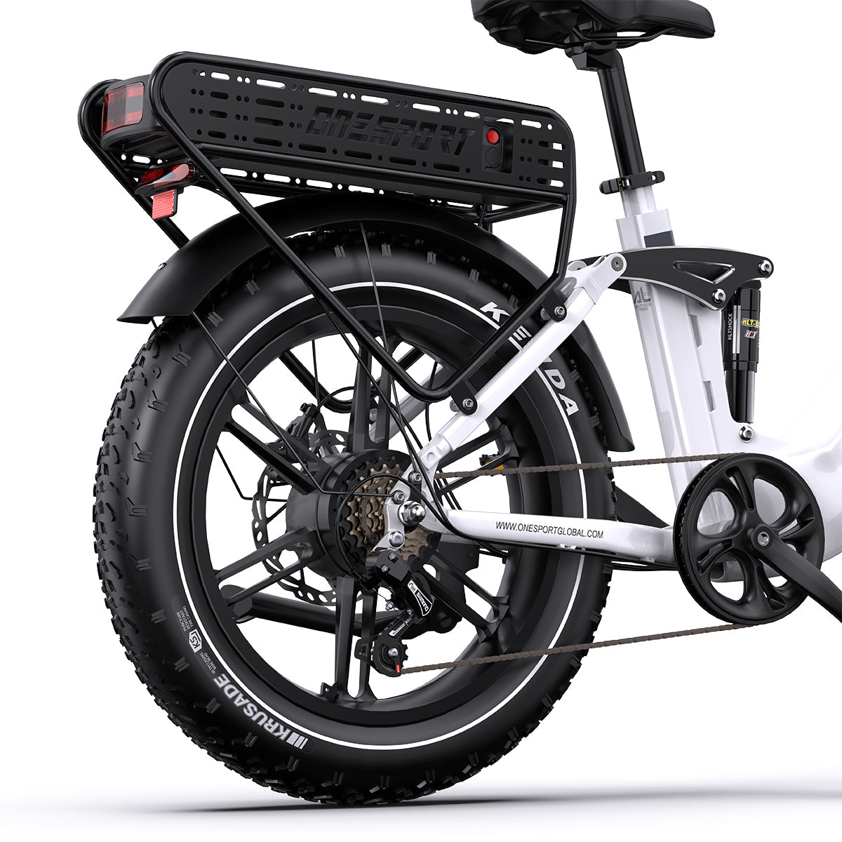 Onesport OT08 Pro Langstrecken-Elektrofahrrad mit Doppelakku