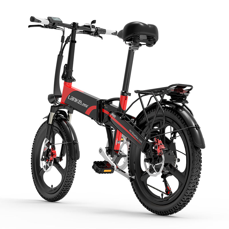 Bicicleta elétrica LANKELEISI G660 500W