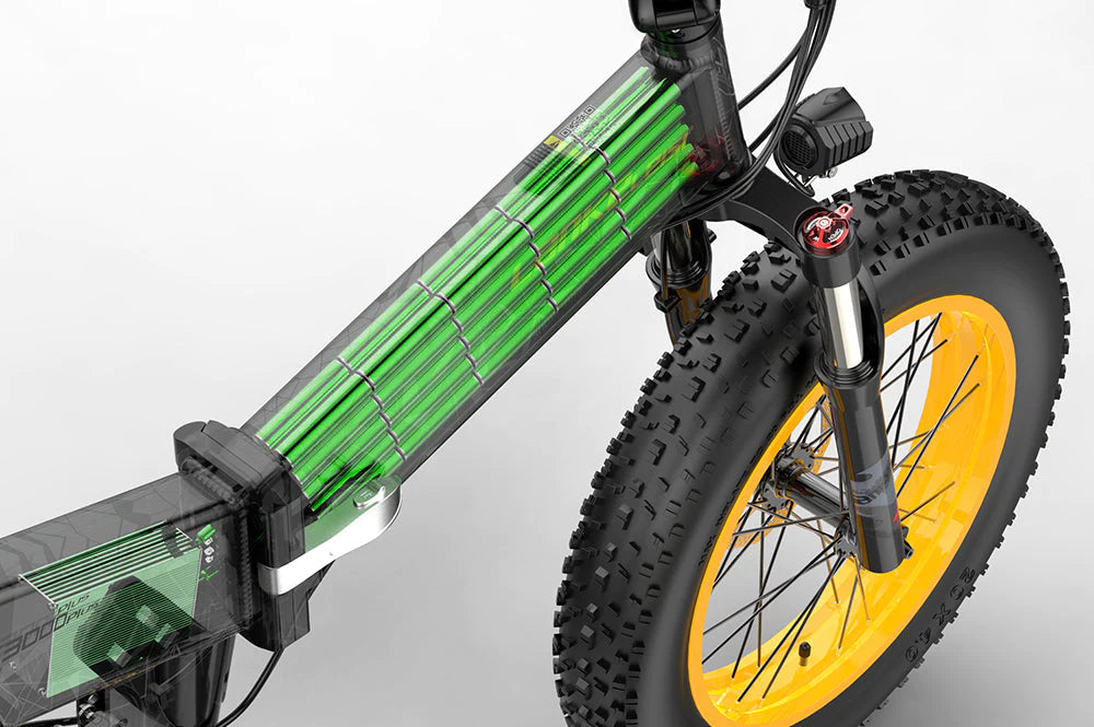 LANKELEIS X3000PLUS 48V 17,5 AH Elektro fahrrad akku