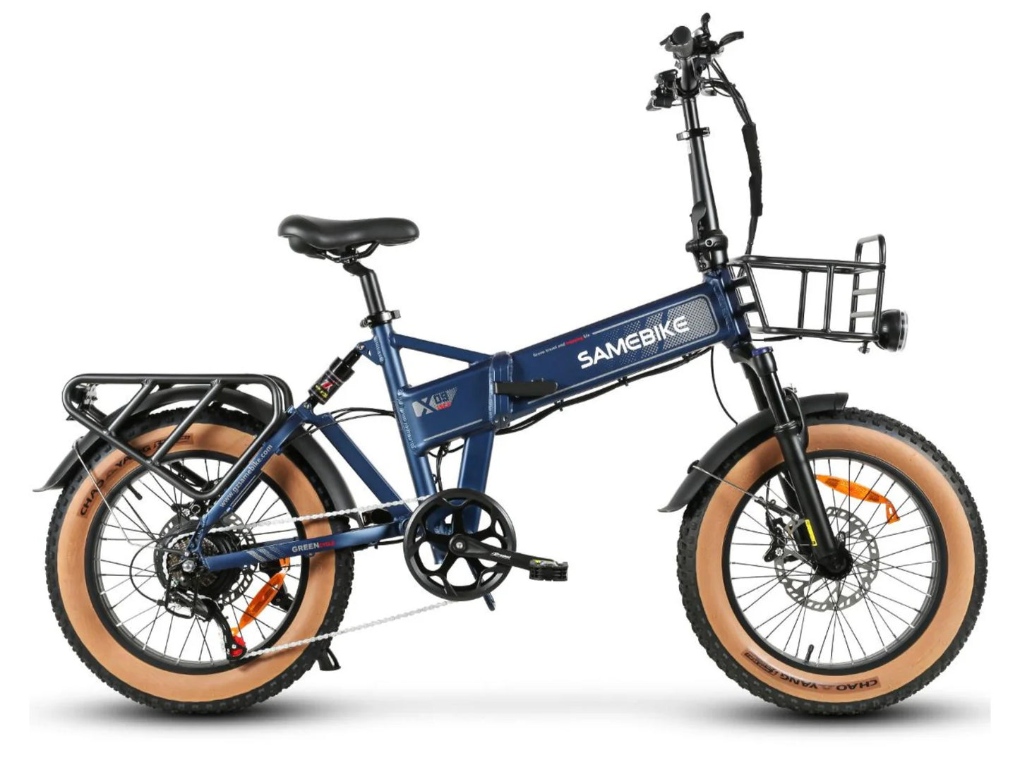 SAMEBIKE XWLX09 II Bicicleta elétrica de montanha com pneu grosso de 1000 W