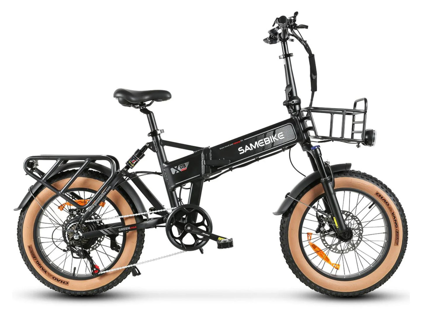 SAMEBIKE XWLX09 II Bicicleta elétrica de montanha com pneu grosso de 1000 W