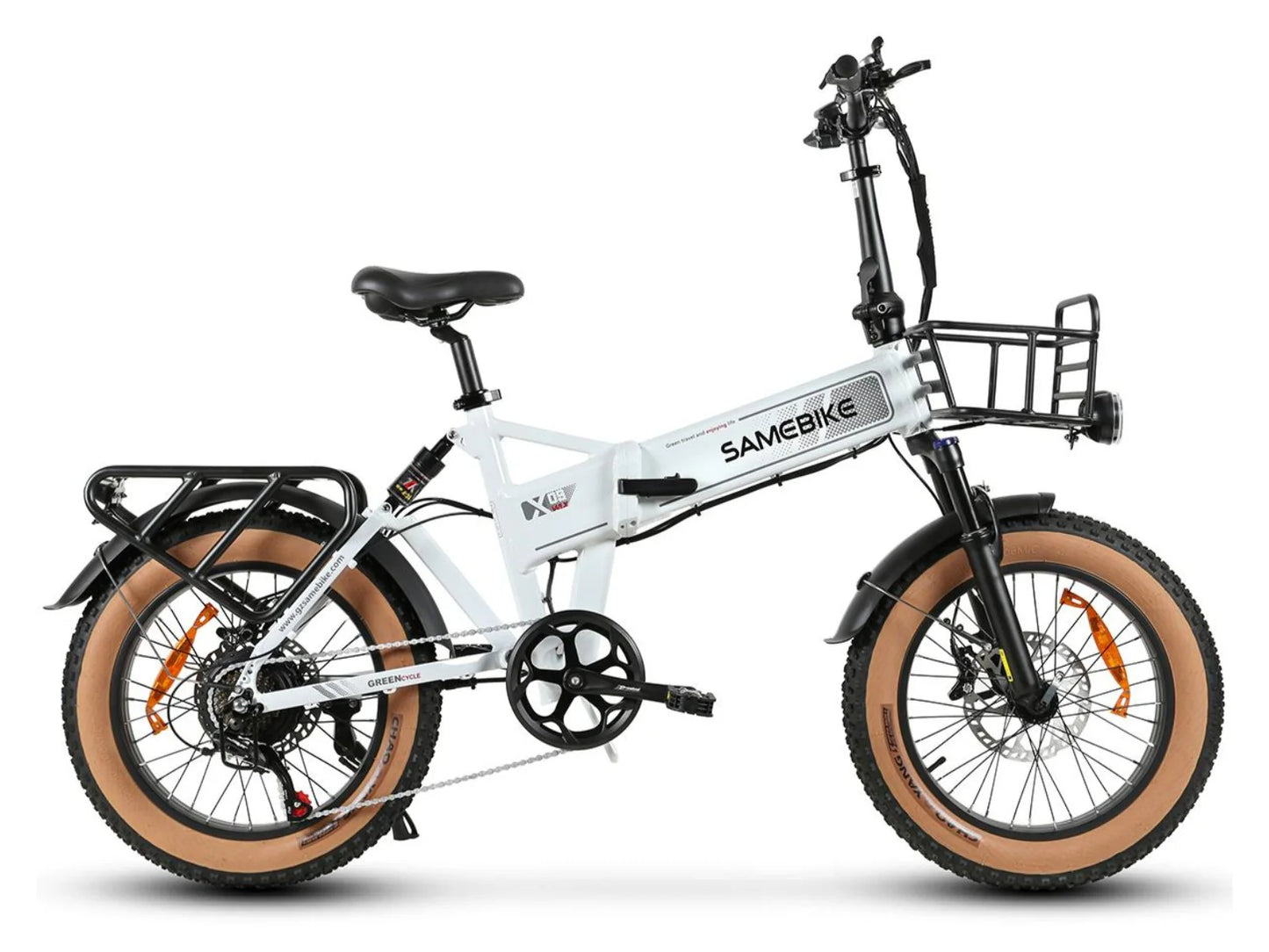 SAMEBIKE XWLX09 II Bicicleta elétrica de montanha com pneu grosso de 1000 W