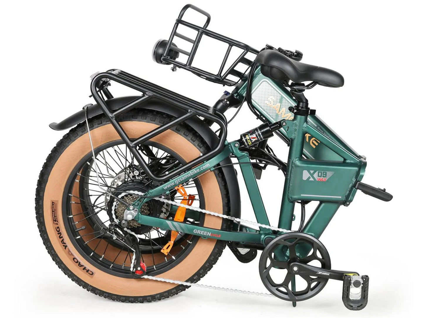 SAMEBIKE XWLX09 II Bicicleta elétrica de montanha com pneu grosso de 1000 W