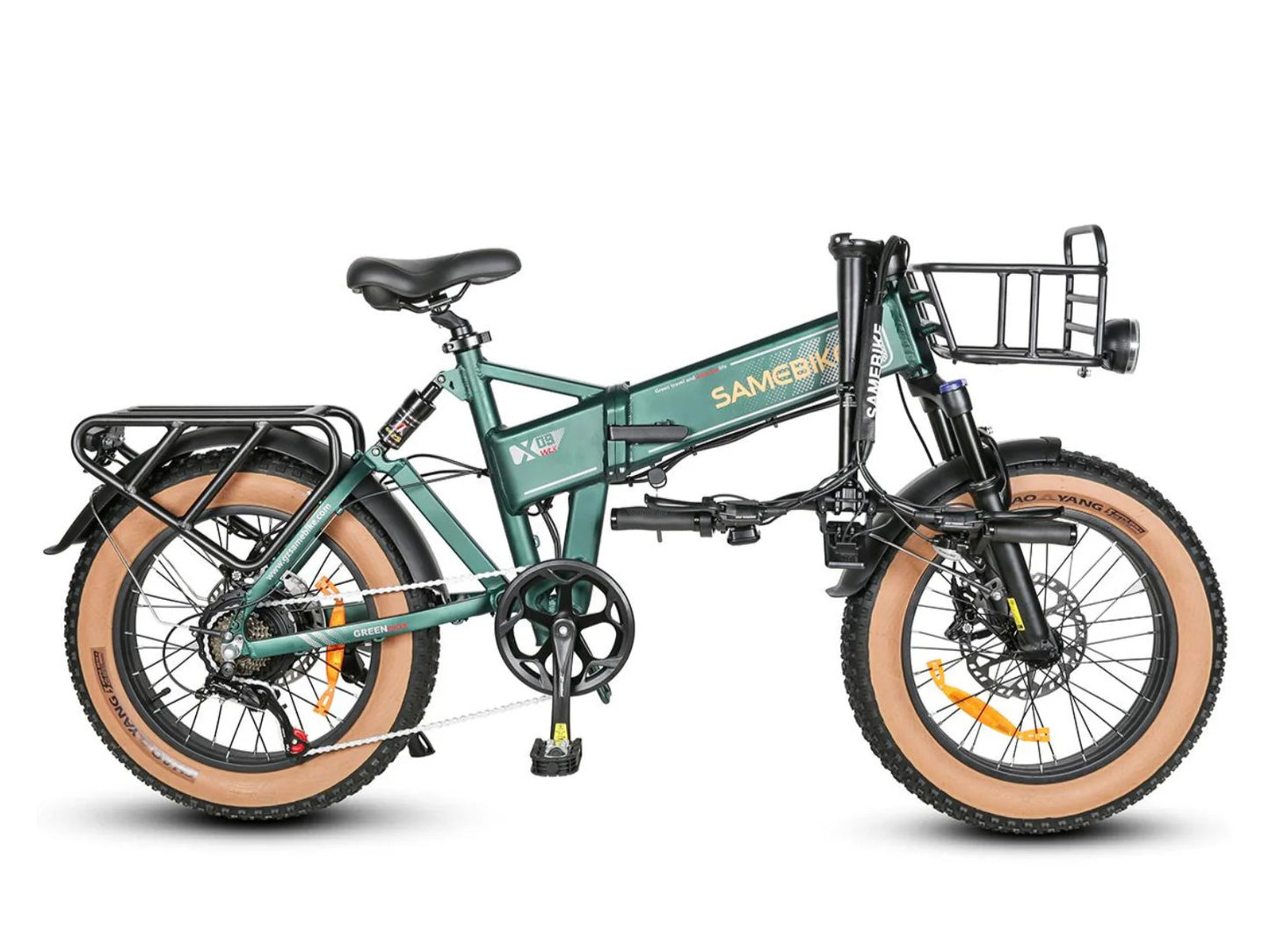 SAMEBIKE XWLX09 II Bicicleta elétrica de montanha com pneu grosso de 1000 W
