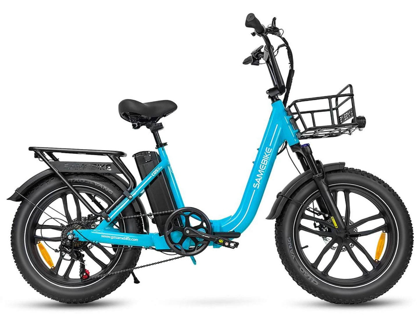 SAMEBIKE C05 Pro Step-through Foldable Fat Tire Ebike