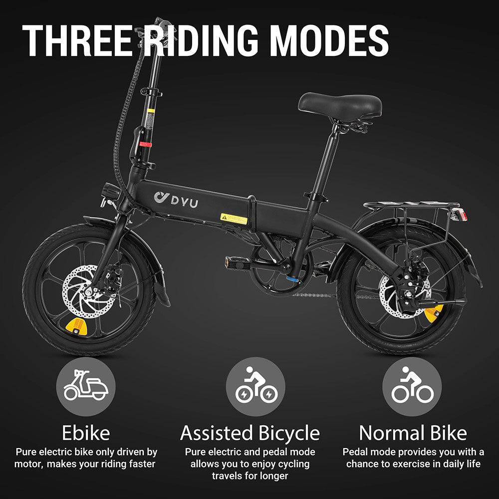 DYU A1F Pro Faltbares tragbares Elektrofahrrad