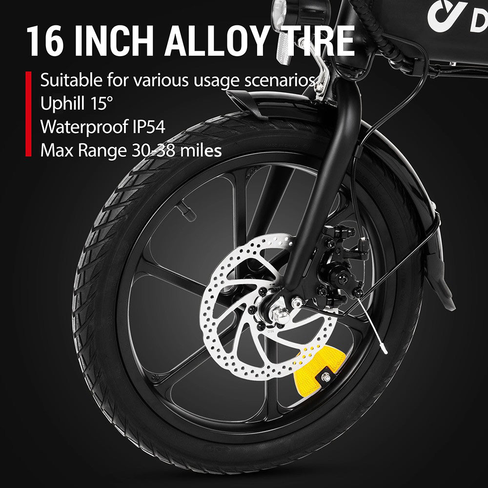 DYU A1F Pro Faltbares tragbares Elektrofahrrad