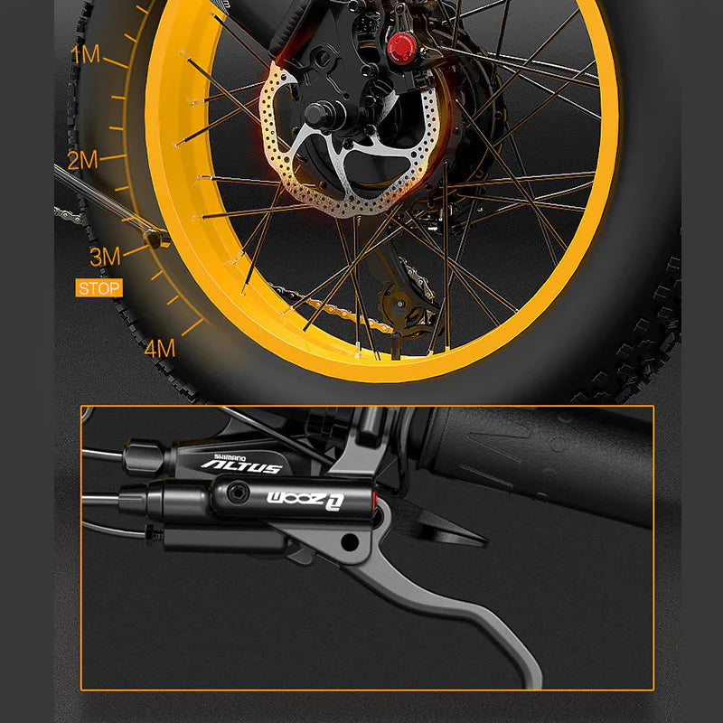 LANKELEISI X2000 PLUS 1000W Bicicleta elétrica