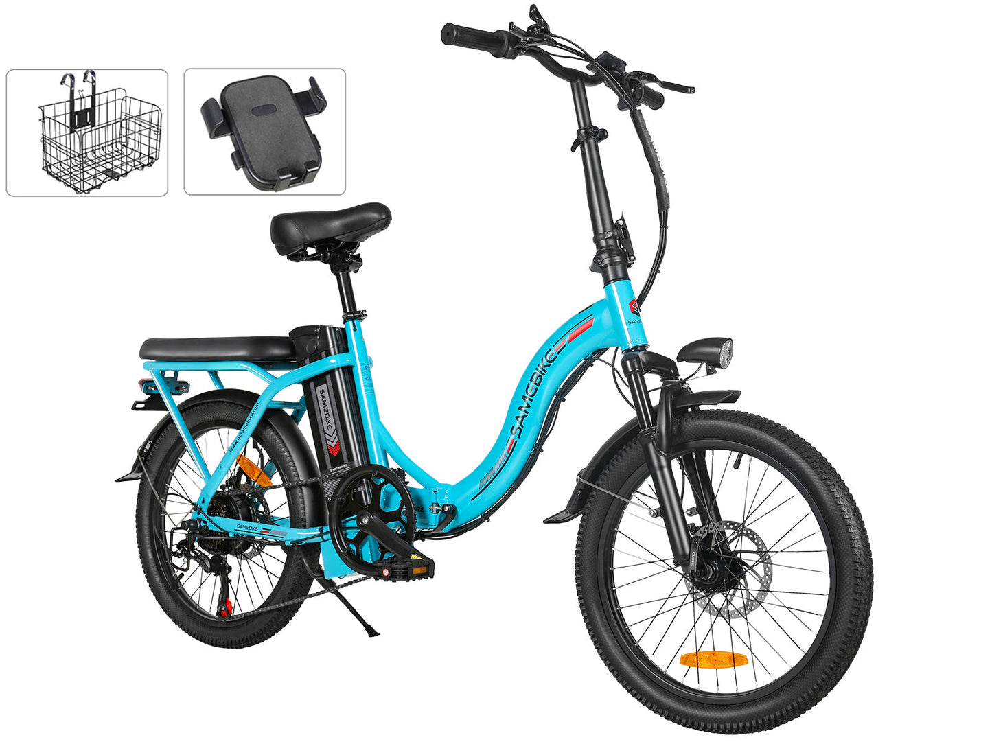 SAMEBIKE CY20 Tragbares Pendler-Elektro fahrrad