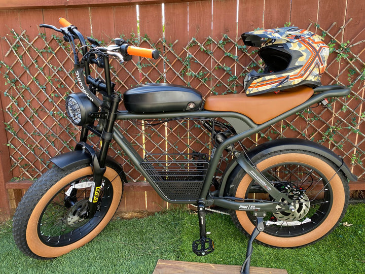 SAMEBIKE M20-III 1200W dubbele accu elektrische motorfiets