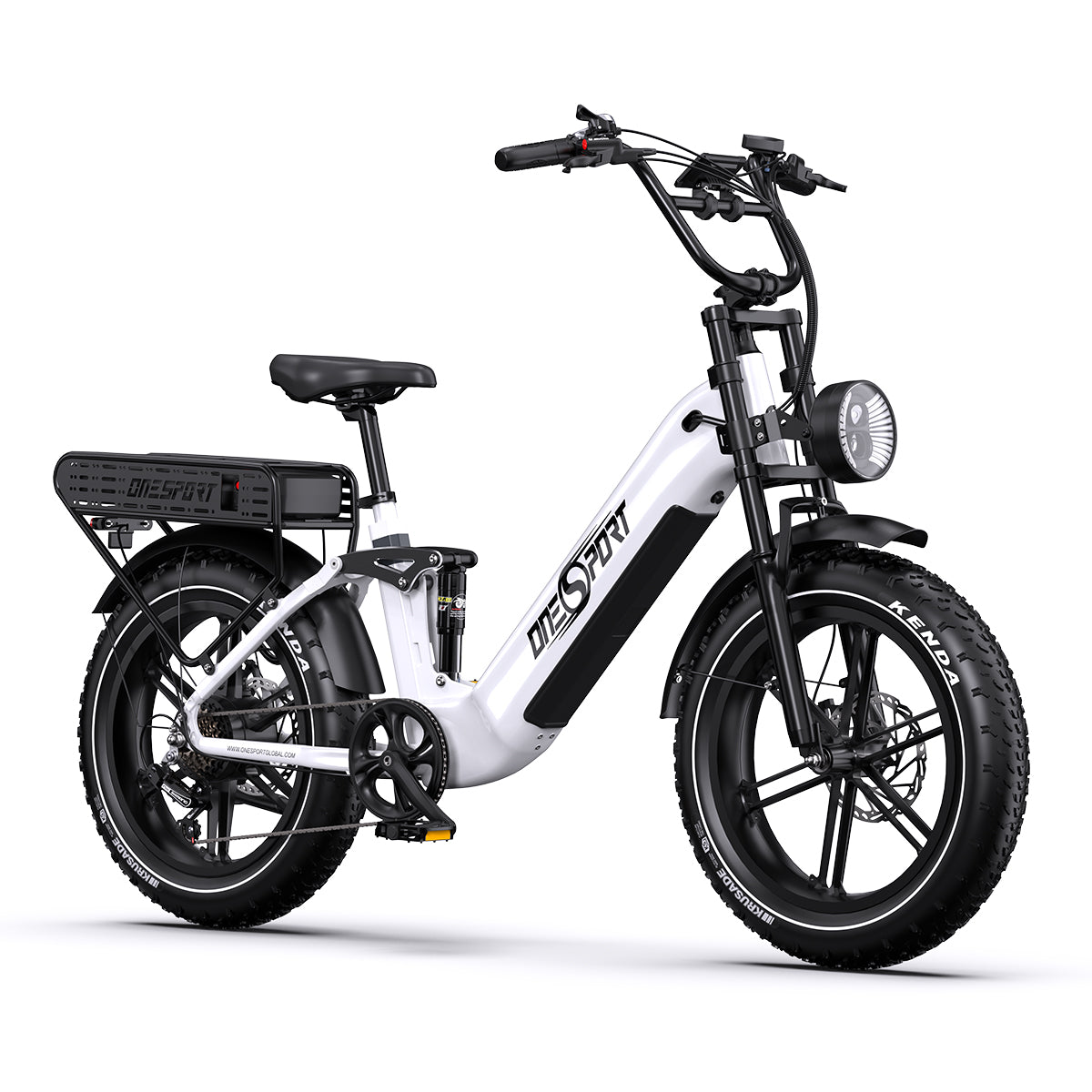 Onesport OT08 Pro Langstrecken-Elektrofahrrad mit Doppelakku