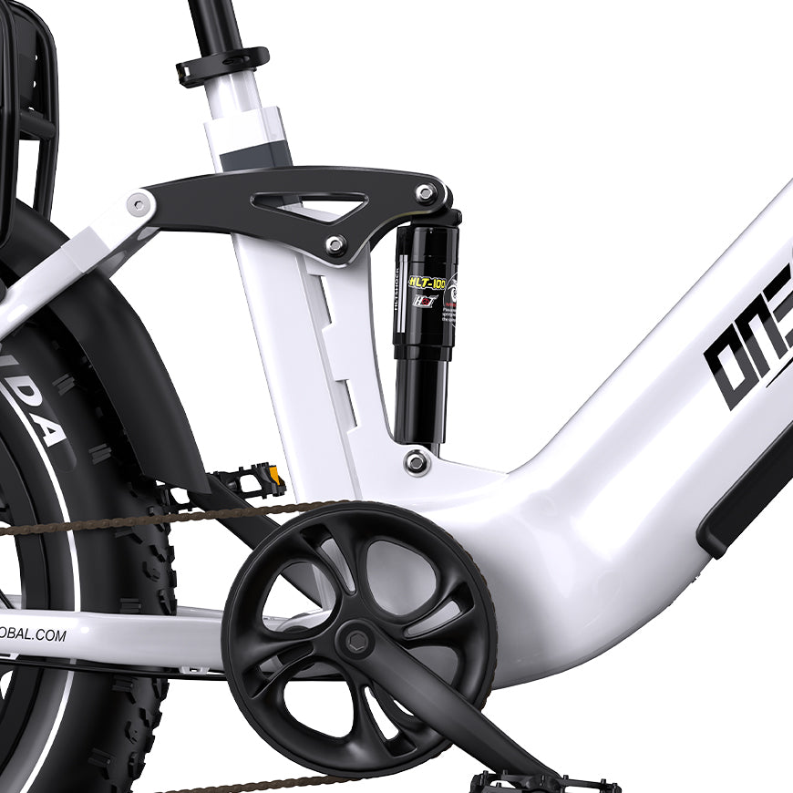 Onesport OT08 Pro Langstrecken-Elektrofahrrad mit Doppelakku