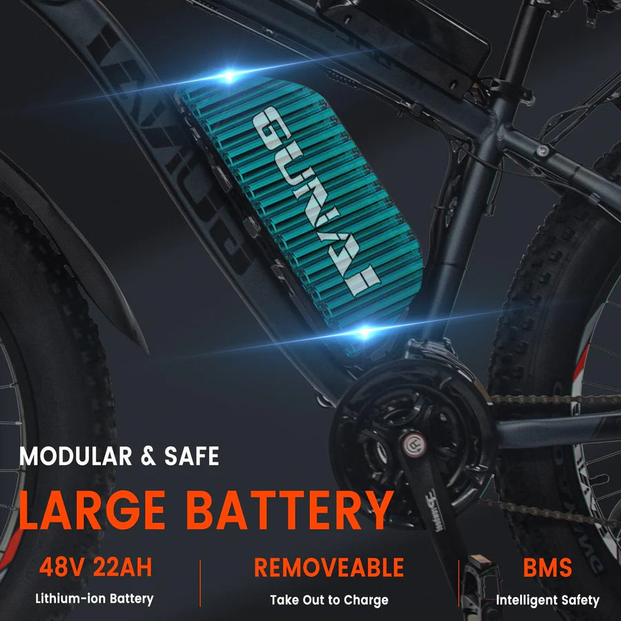 GUNAI GN88 2000W elektrische mountainbike