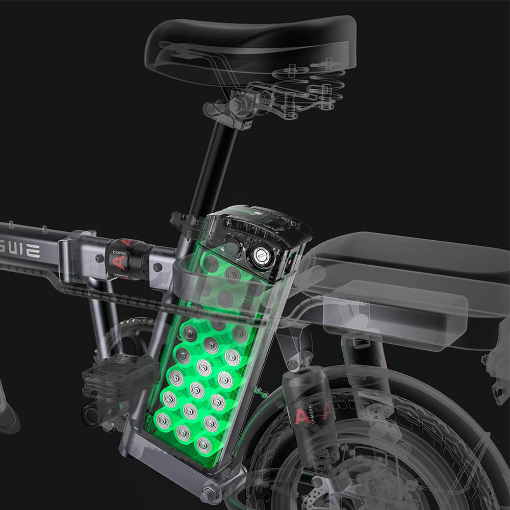 ENGWE T14 250W Ebike dobrável 80km 25km/h