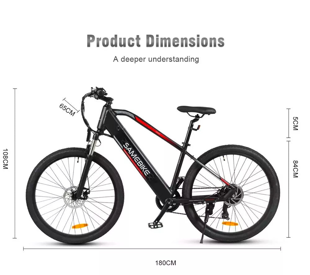 SAMEBIKE MY275 500W Bicicleta de montanha elétrica
