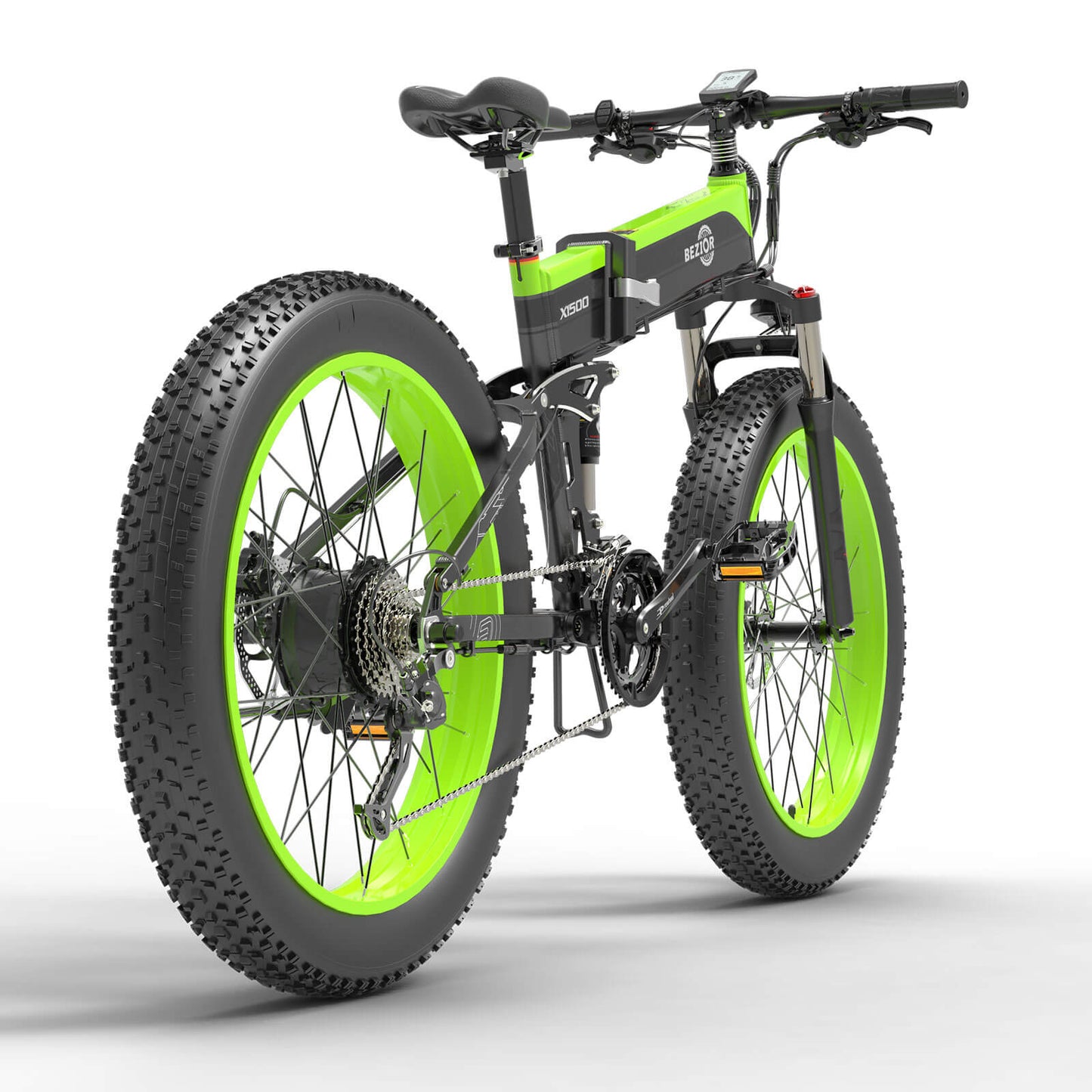 Bezior X1500 1500W opvouwbare elektrische mountainbike 100km 25km/u