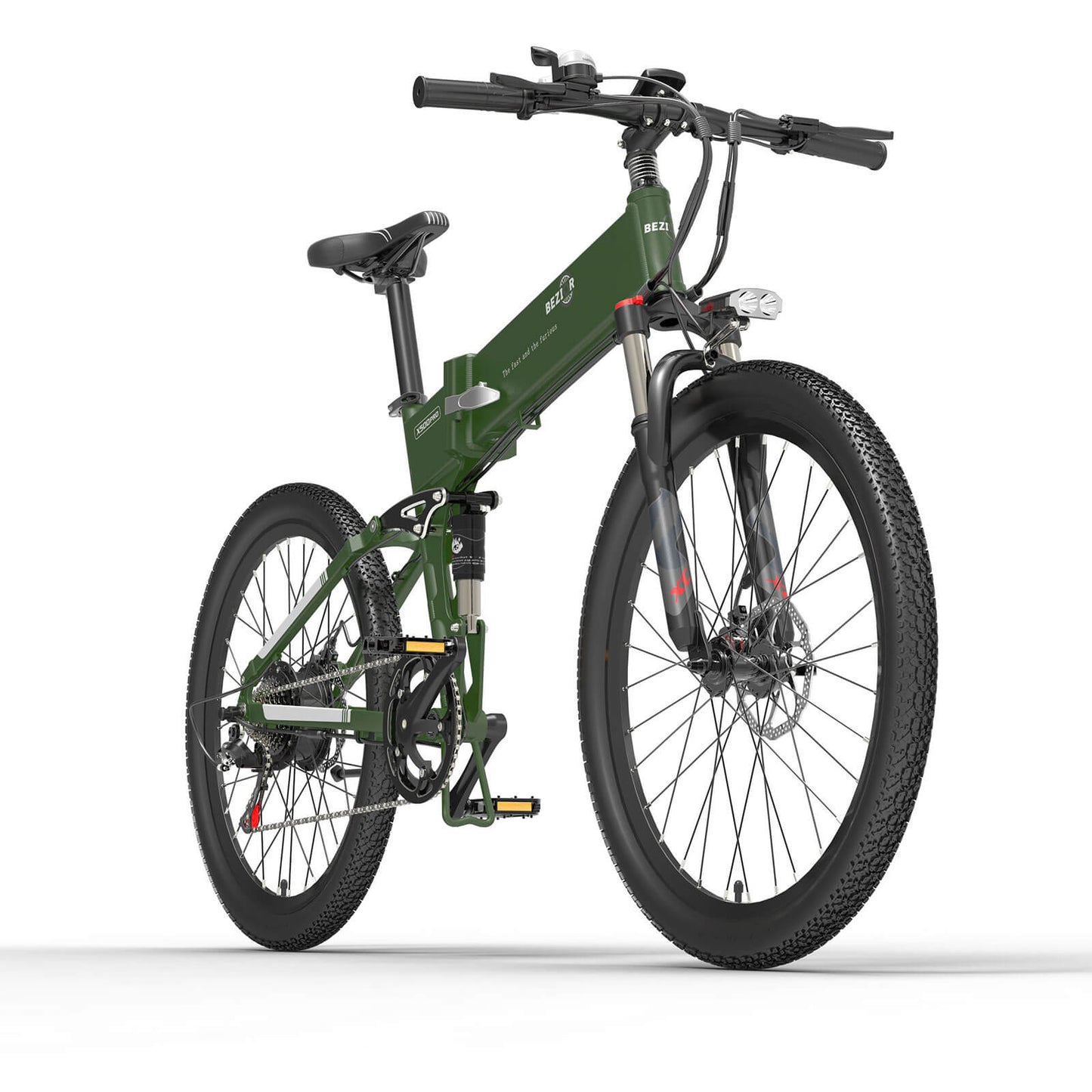 BEZIOR X500 Pro Bicicleta Elétrica Dobrável de Montanha 100km 25km/h
