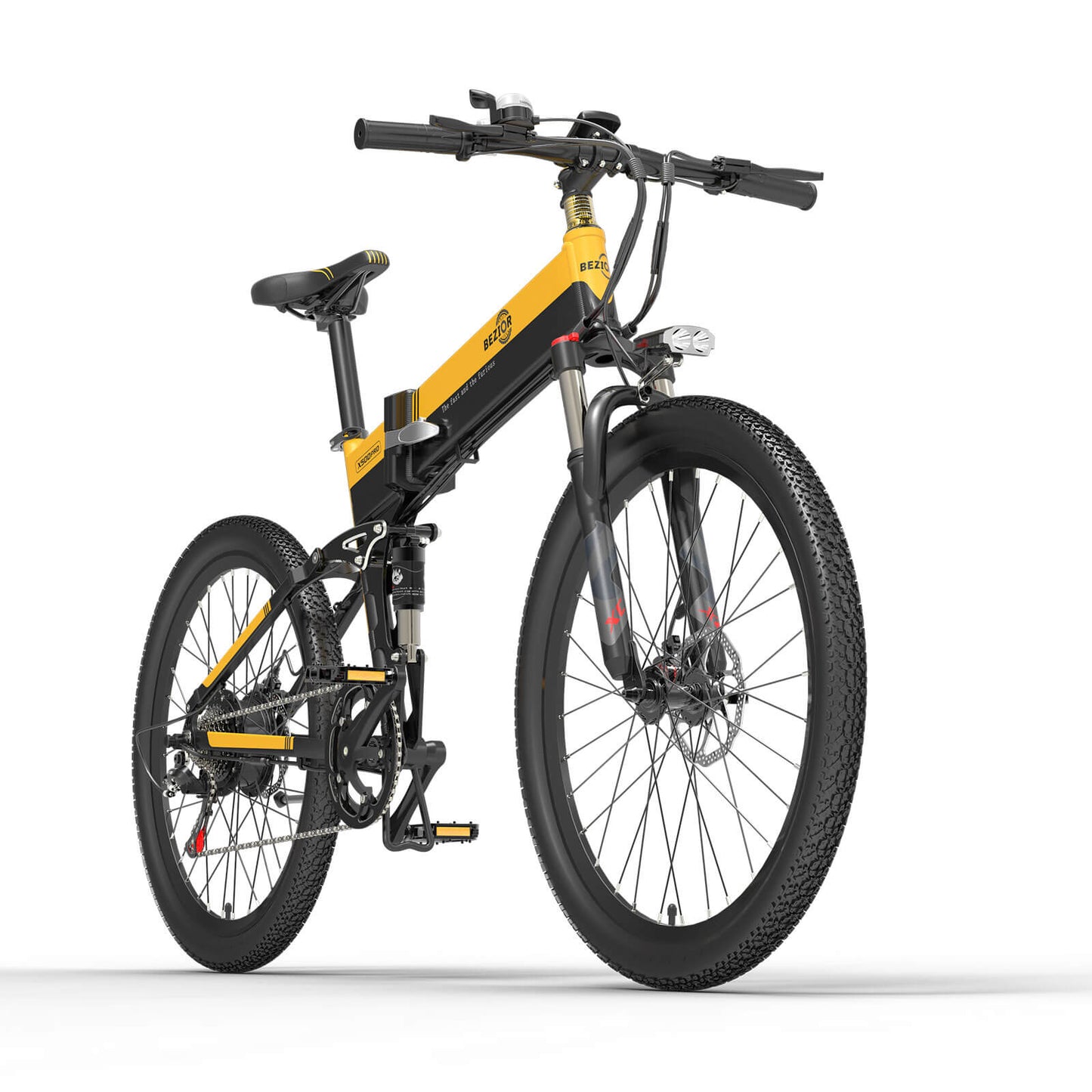 BEZIOR X500 Pro Bicicleta Elétrica Dobrável de Montanha 100km 25km/h