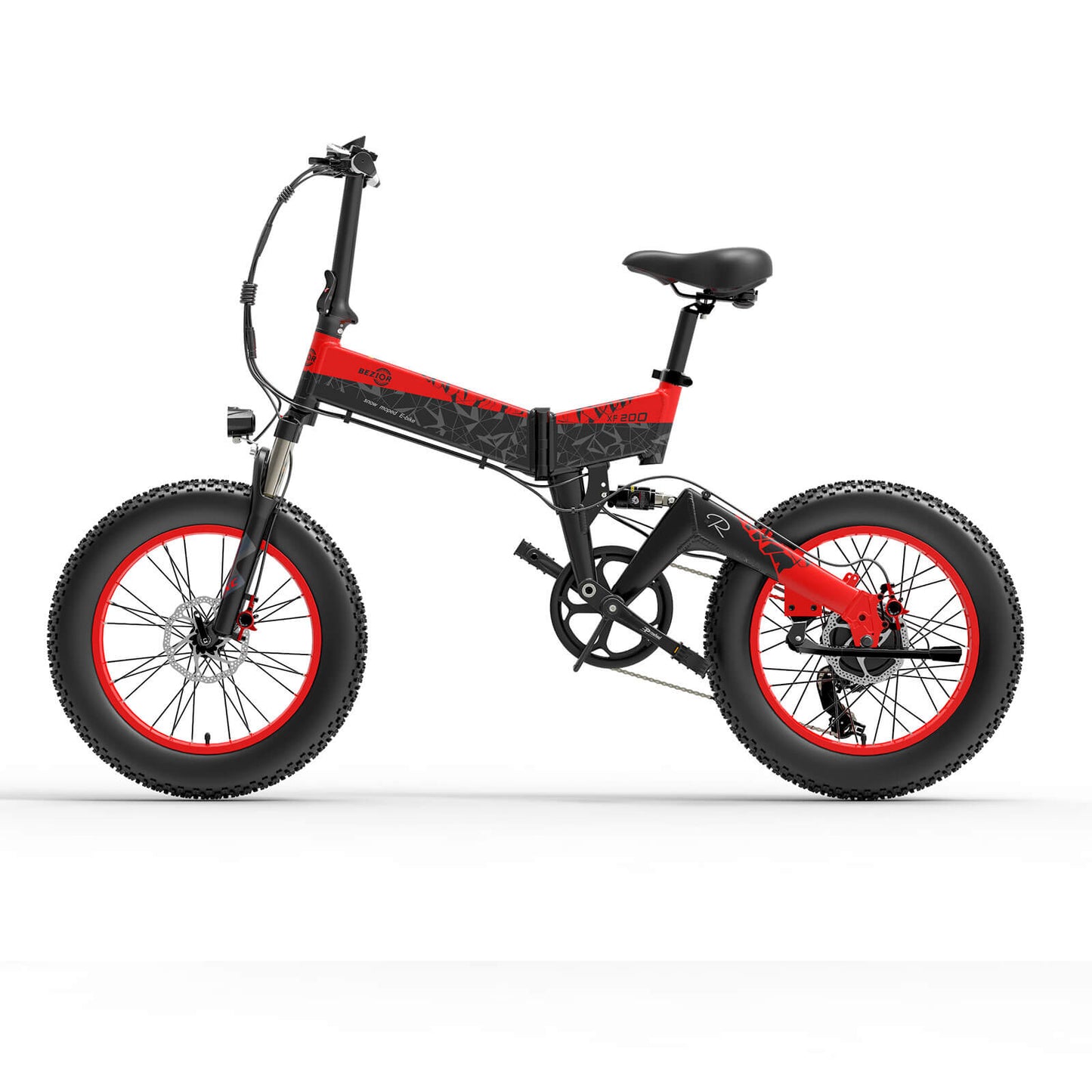 BEZIOR XF200 1000W Bicicleta Elétrica Dobrável de Montanha