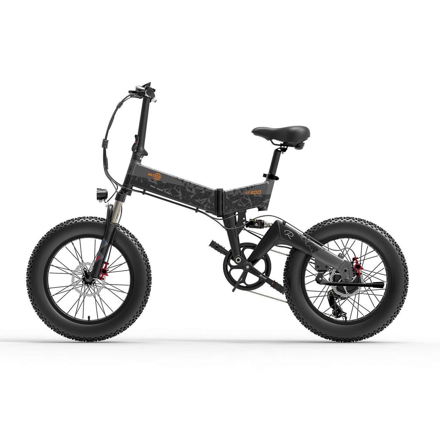 BEZIOR XF200 1000W Bicicleta Elétrica Dobrável de Montanha
