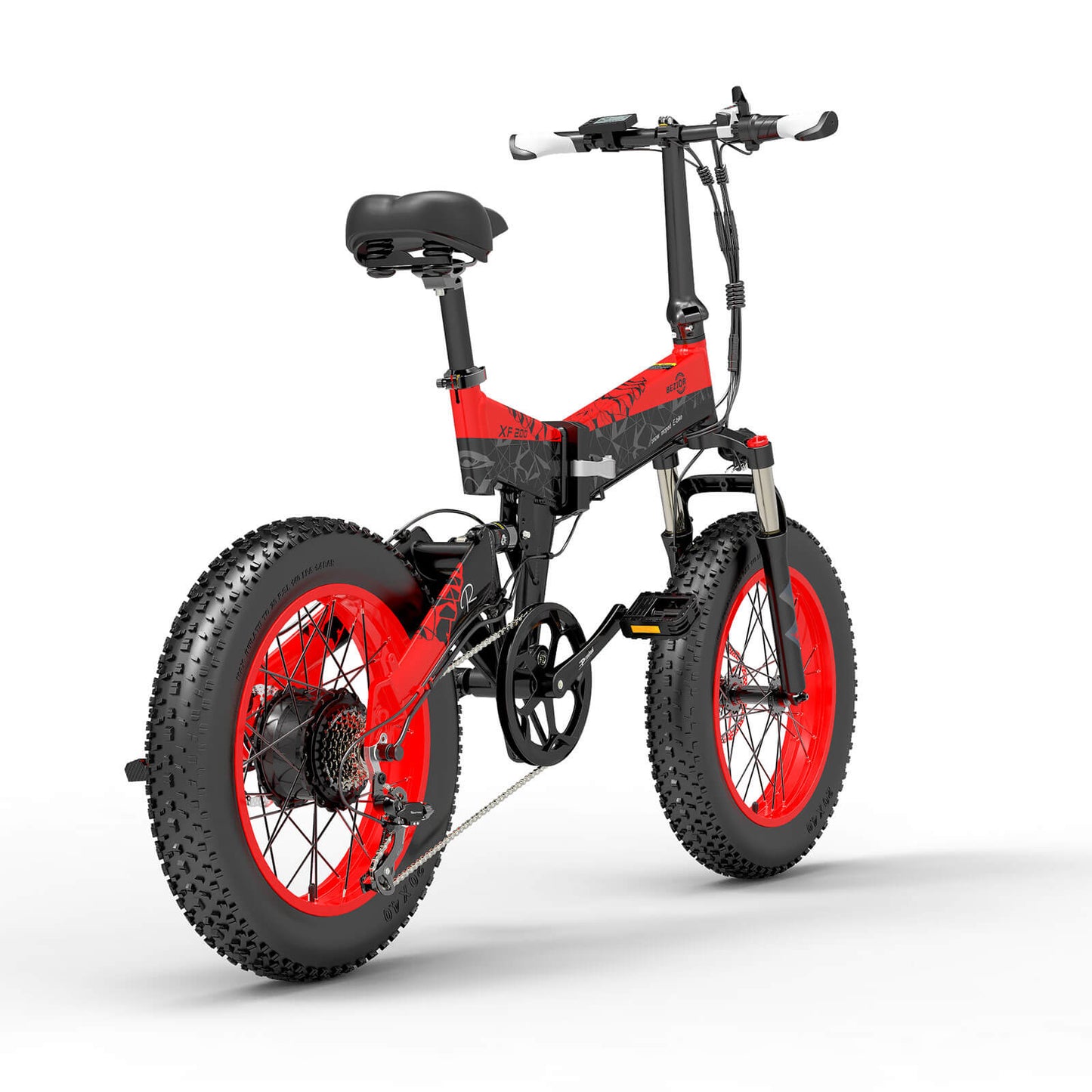 BEZIOR XF200 1000W Bicicleta Elétrica Dobrável de Montanha