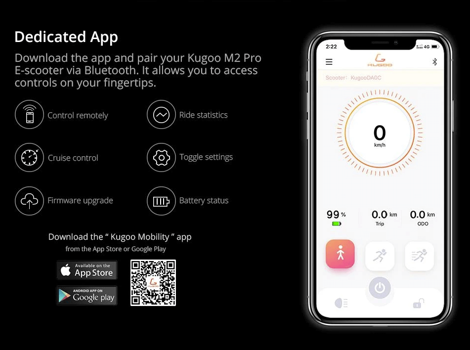 KUGOO M2 Pro 350W elektrische step