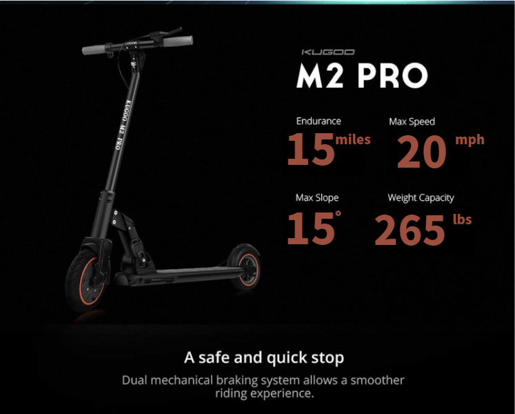 KUGOO M2 Pro 350W elektrische step