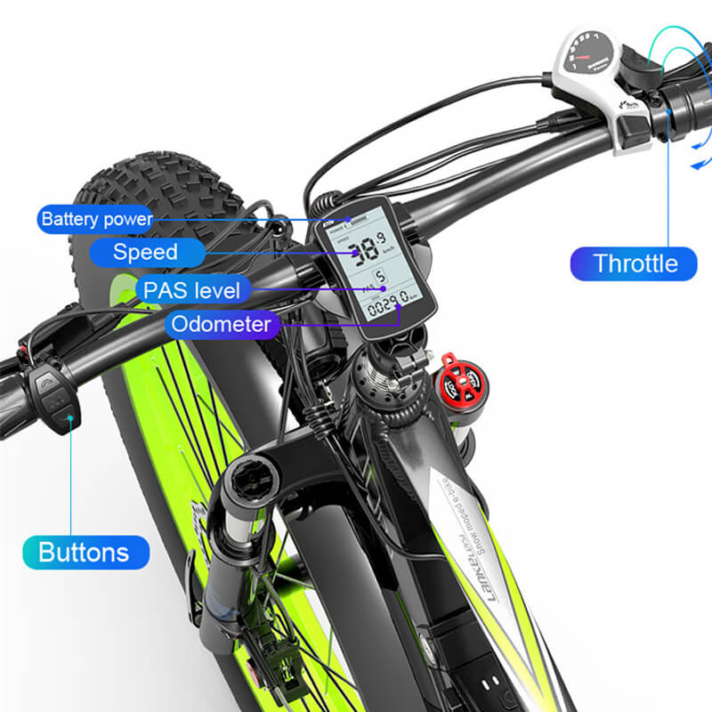Bicicleta Elétrica LANKELEISI XC4000