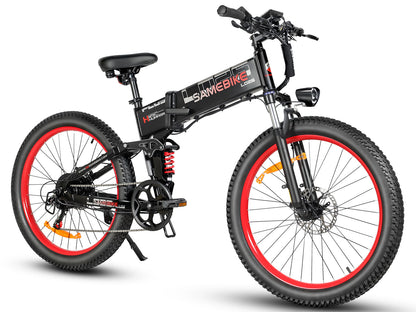 SAMEBIKE LO26 Plus  1000W Folding  Electric Mountain Bike