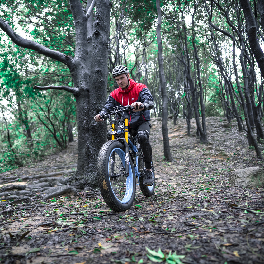 BEZIOR X Plus 1500W Opvouwbare Mountain Ebike 60km 25km/u