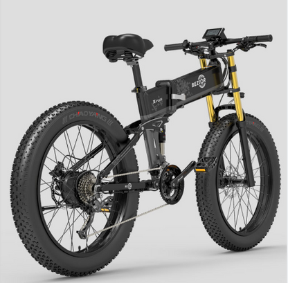 BEZIOR X Plus 1500W Opvouwbare Mountain Ebike 60km 25km/u