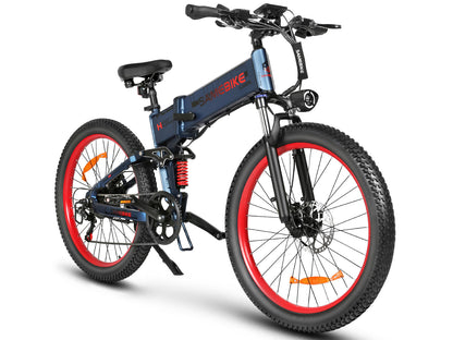 SAMEBIKE LO26 Plus  1000W Folding  Electric Mountain Bike