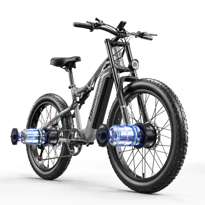 Shengmilo S600 48V17.5AH 26Inch 2000W Dual Motor Electric Bike