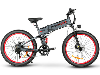 SAMEBIKE LO26 Plus  1000W Folding  Electric Mountain Bike
