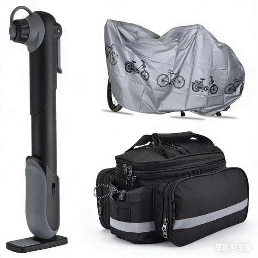 DrVeTion Backpack, waterproof cover, air pump